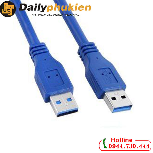 Dây cáp USB 3.0 2 đầu đực giá rẻ dài 1.5m