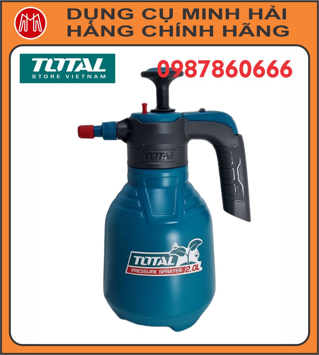 Bình phun nước tưới cây có điều chỉnh 2l total thspp20202
