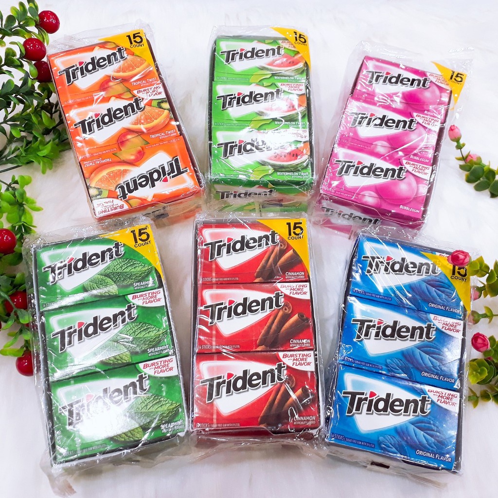Kẹo singum Trident Mỹ - vĩ 14 thanh