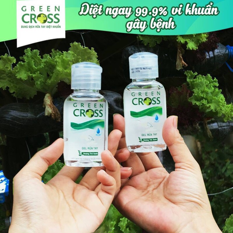 Gel Rửa Tay G.Reen C.Ross 60ml trà xanh