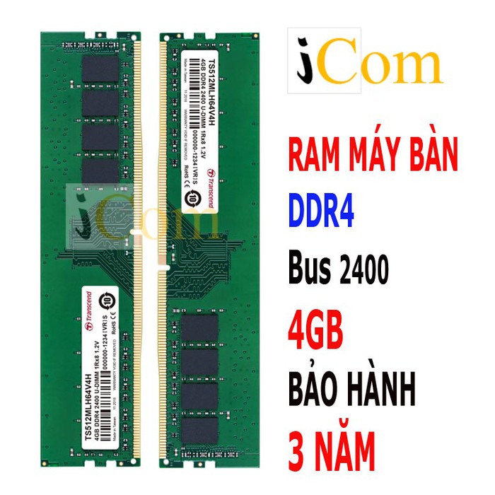 RAM DDR4 4GB Bus 2400