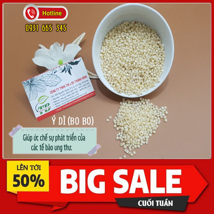 Ý dĩ khô loại cao cấp 500g - đông y thanh bình