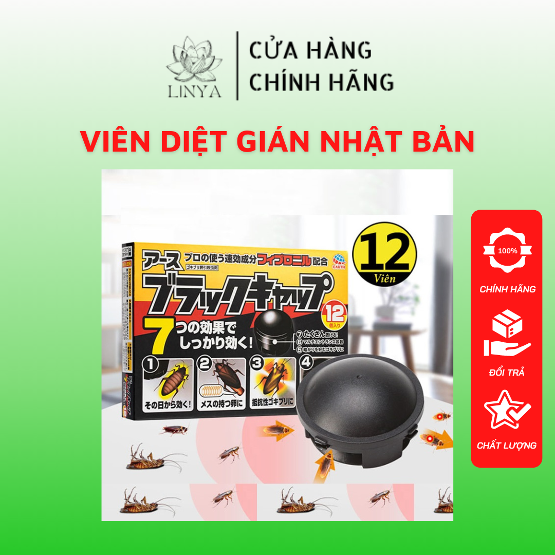 Thuốc Diệt Gián black cap 12 Viên Của Nhật