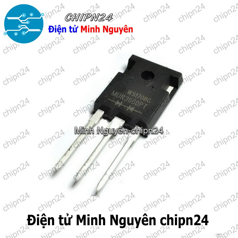 [1 con] (DIP) Diode MUR3060 TO-247 30A 600V (MUR3060PT 3060) [Diode Schottky] - HH003654