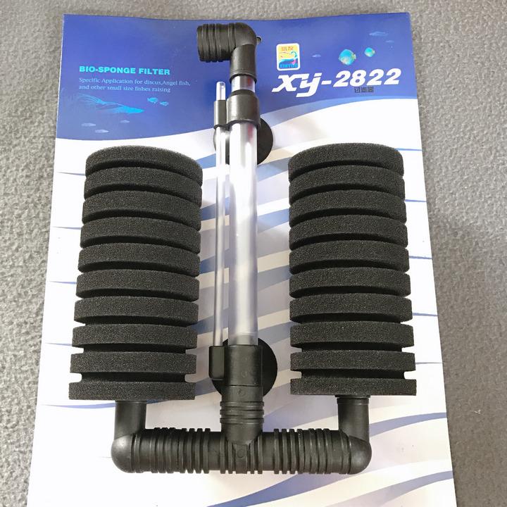 Lọc Vi Sinh, Lọc BIO, Bông Đôi XY - 2822, Lọc Nước Và Trang Trí Cho Hồ Cá Cảnh, Tặng 1m Dây Oxy 4ly