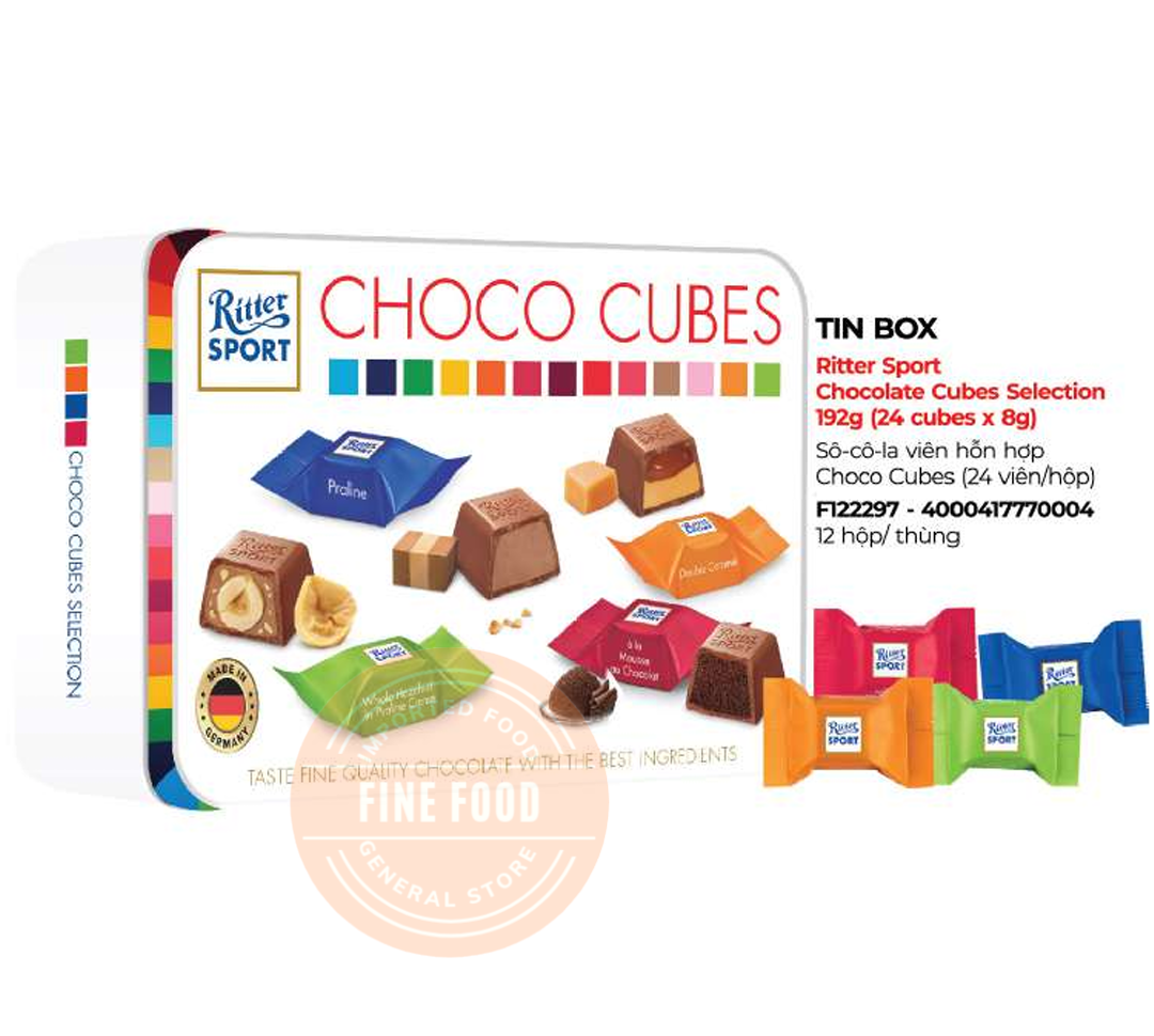 Ritter Sport Chocolate Cubes Selection 192g