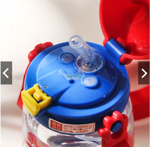 BÌNH NƯỚC 350ML (Hình Captain/ Spiderman/ Mickey/ Minnie/ Sofia/ Super Wings)