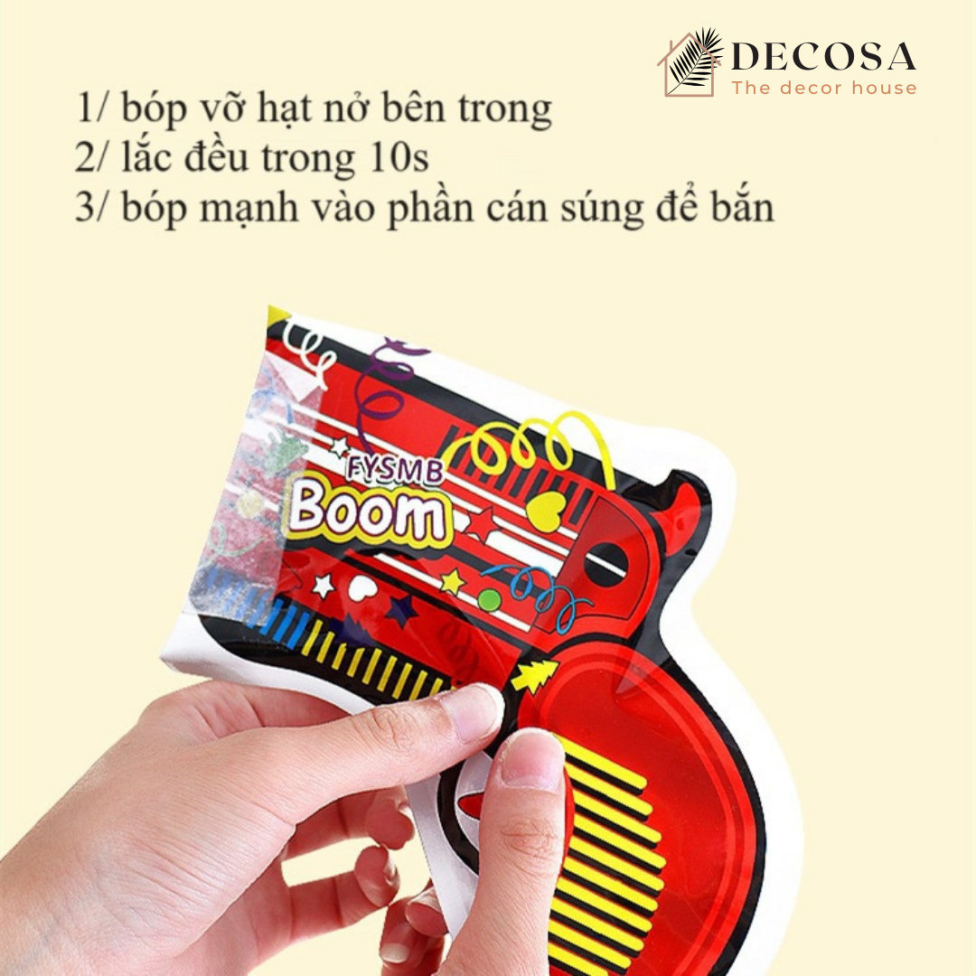 Pháo hoa giấy súng bắn pháo hoa confetti