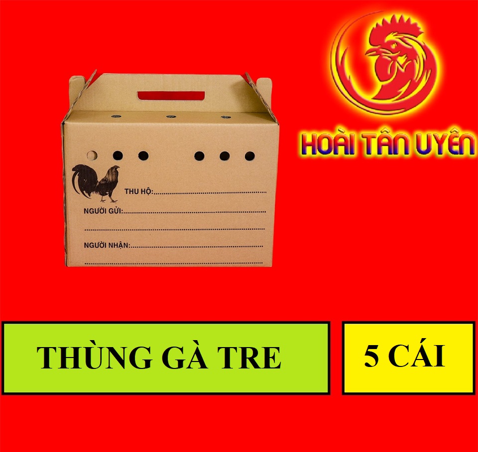 COMBO 5 THÙNG GIẤY ĐỰNG GÀ TRE