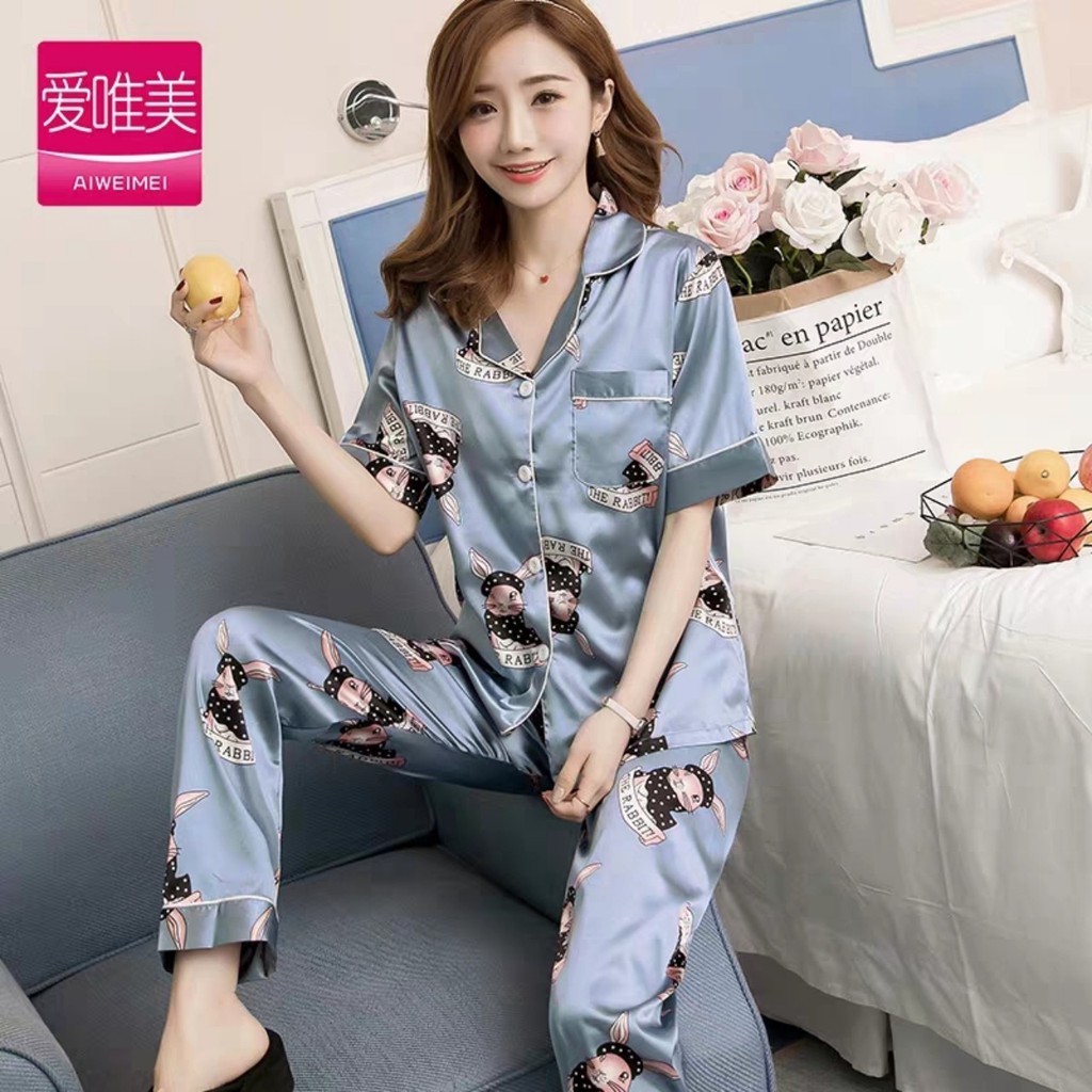 BỘ PIJAMA LỤA CAO CẤP HÀNG QUẢNG CHÂU