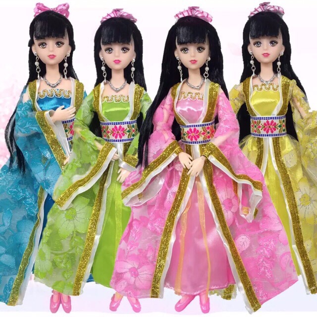 Đầm cổ trang của búp bê 30 cm - 1 cái
