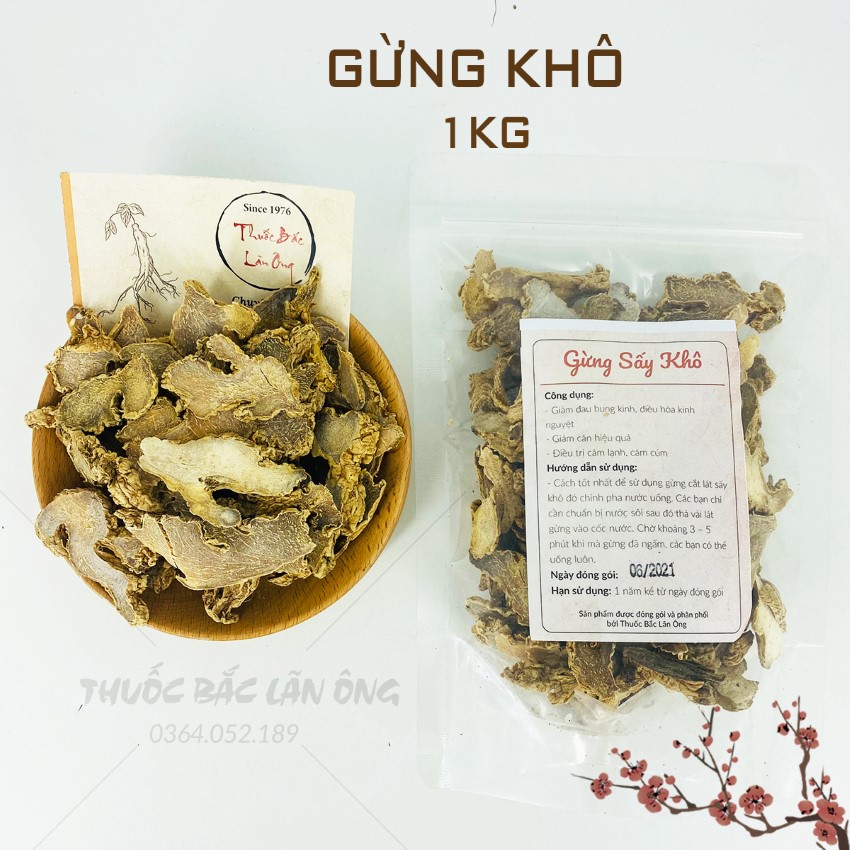 Gừng khô 1kg