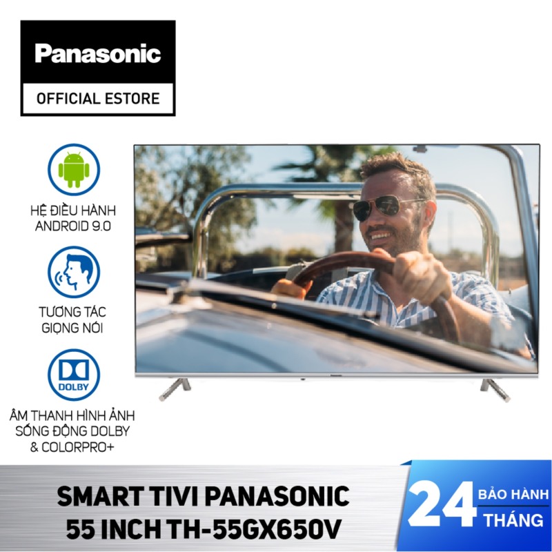 Bảng giá [CHỈ GIAO TẠI HCM] - [Sưu tầm voucher giảm thêm 2 triệu] Smart Tivi Panasonic TH-55GX650V - Android 9.0 - LED 4K - 55 Inch - Hàng Chính Hãng