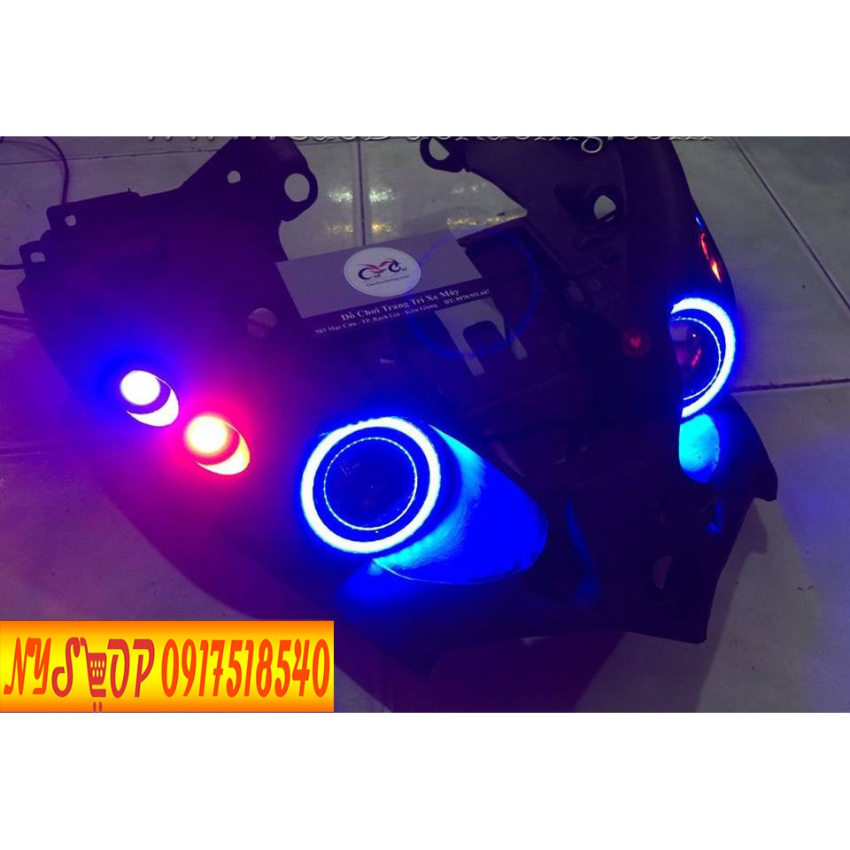 Đèn Led Trợ Sáng U7 NGẮN ngũ sắc ( giá 1 chiếc)