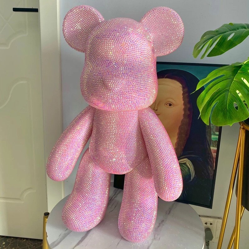 Gấu đính đá - Bearbrick đính đá siêu xinh