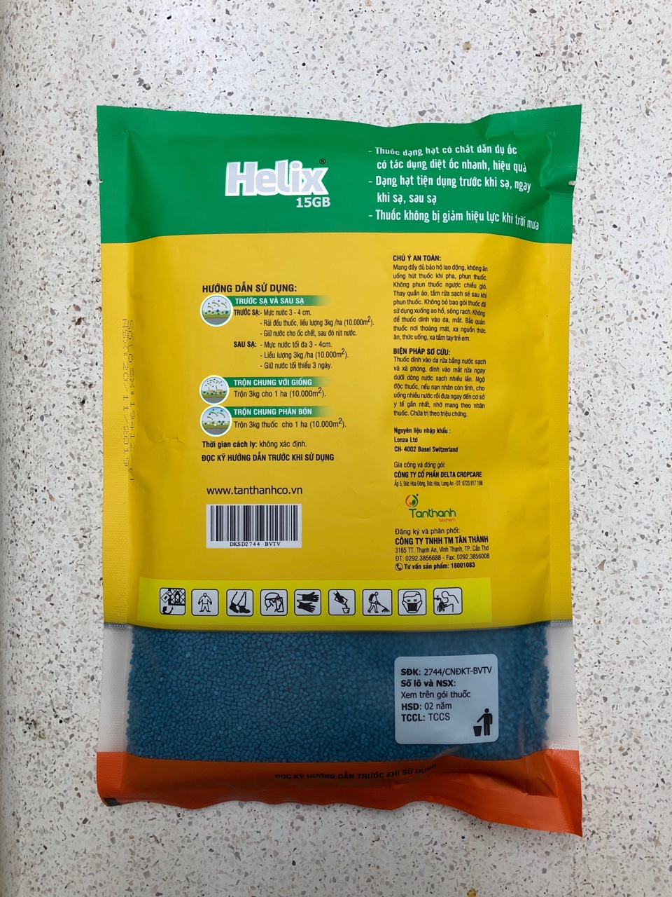 Chế phẩm diệt ốc Helix 800g