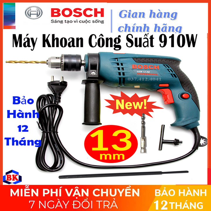 [CỰC SỐC - GIÁ SỈ ]Máy Khoan Động Lực GBM 320 13Re - Máy Khoan Điện Công Suất Cực Lớn 910W - Khoan Bê Tông - Khoan Gỗ - Khoan Tường - Sản Phẩm Không Thể Thiếu Cho Mọi Công Trình.