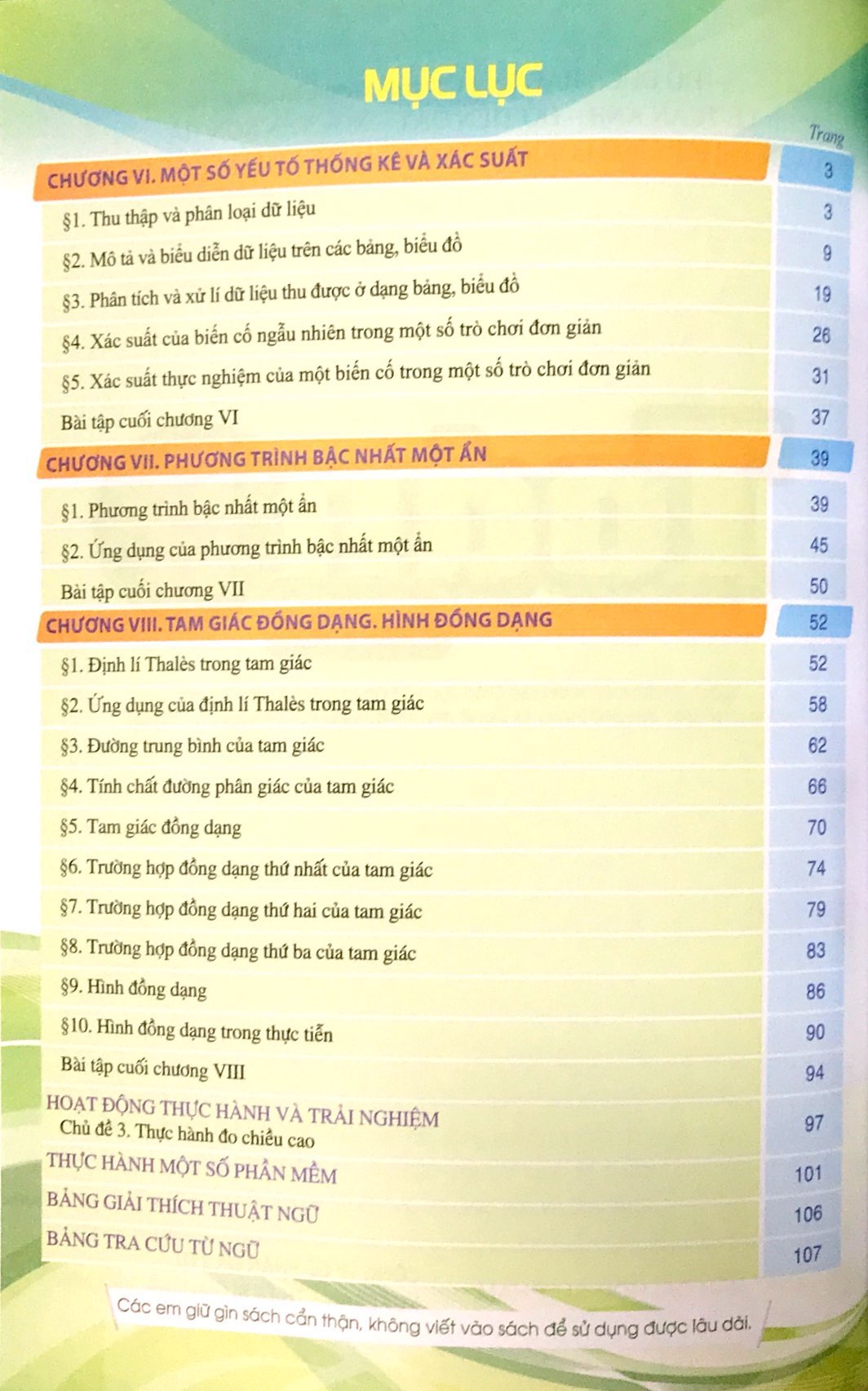 Toán Lớp 8 Tập 2 - Bo Canh Dieu