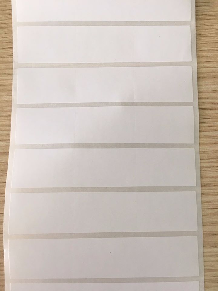 Giấy in tem mã vạch 3 tem 35x22mm (dài 50m) 6000 tem