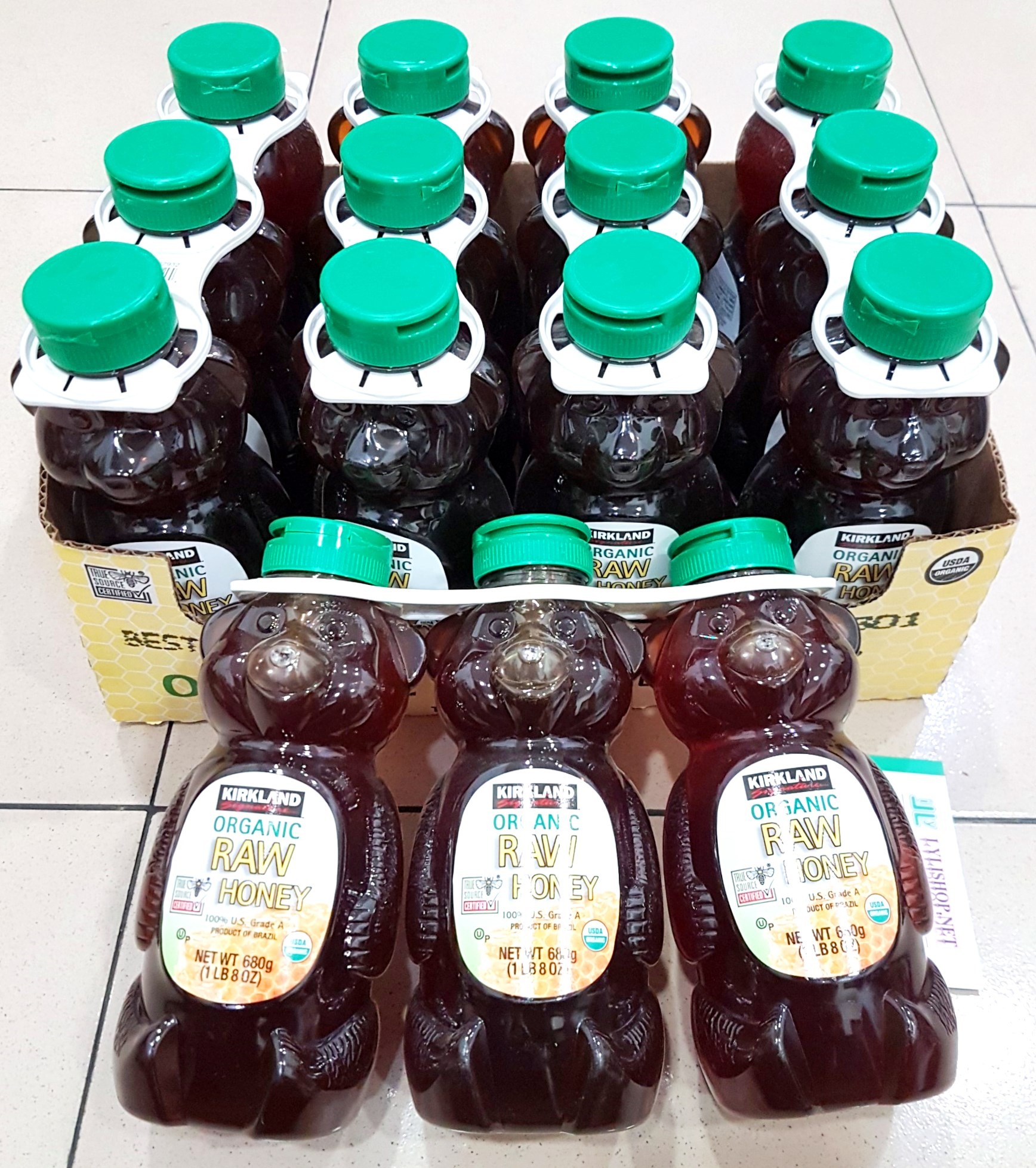 Mật Ong KIRKLAND ORGANIC RAW HONEY 680G