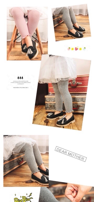 FREESHIP - QUẦN LEGGING LEN TĂM DỄ THƯƠNG BÉ GÁI