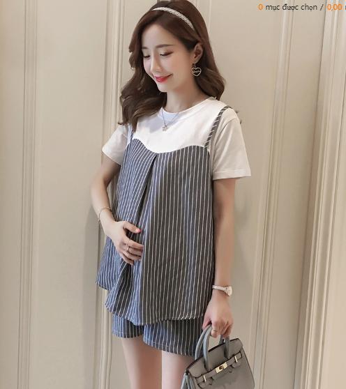 Bộ đồ bầu mùa hè cao cấp Azuno HH0301
