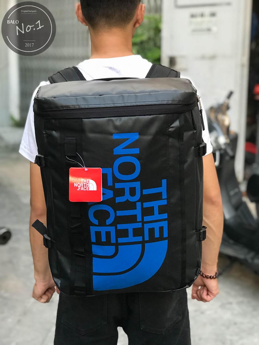 [HCM][FLASH SALE] [Tặng Kèm Vớ] Balo Chống Nước TNF Fuse Box Black/Blue