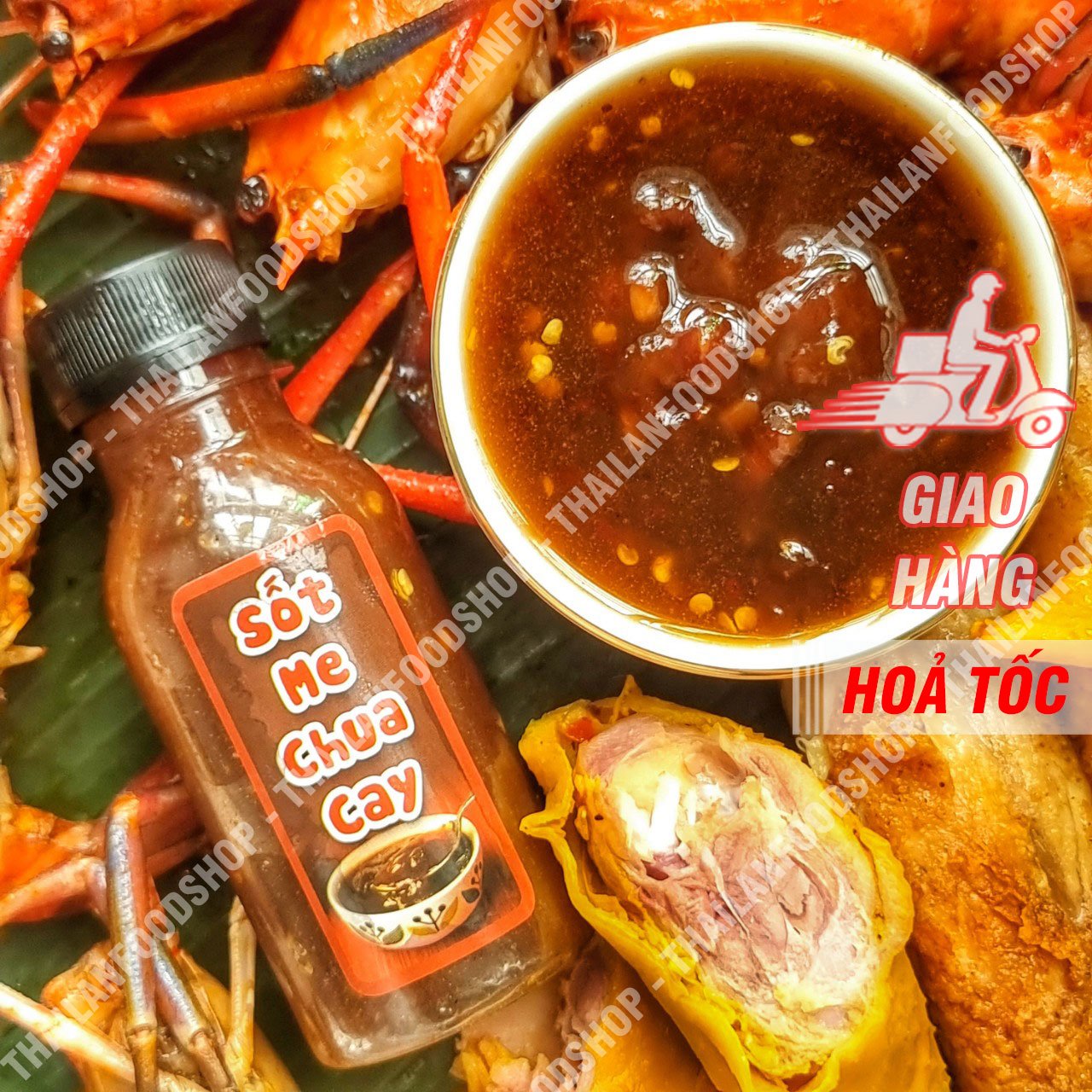 Sốt Me Chua Cay - Chai 150Gram