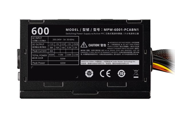 Nguồn máy tính Cooler Master Elite V3 230V PC600 Box - 600W