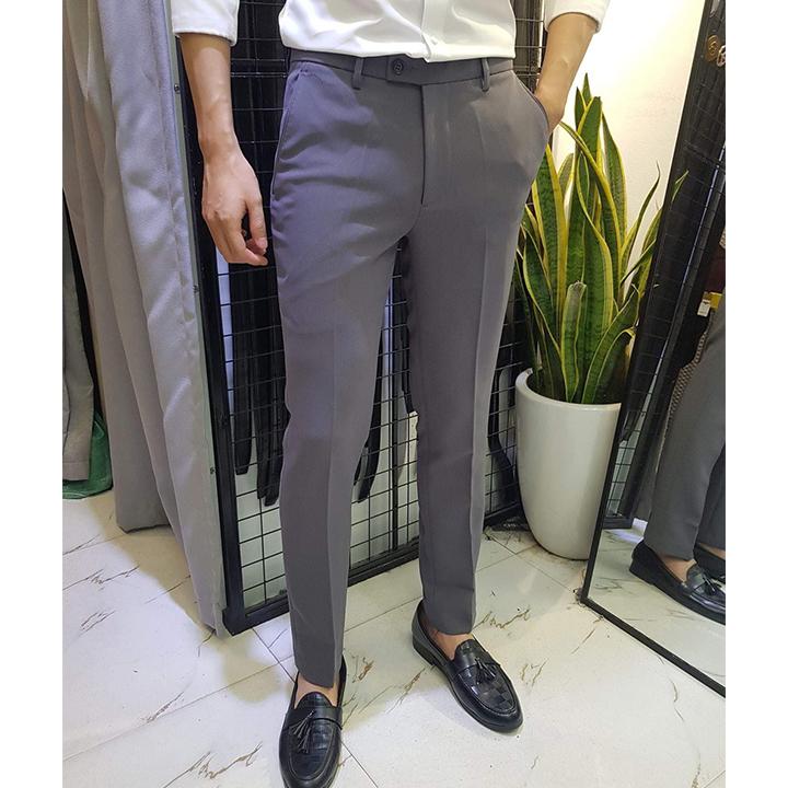 combo 2 quần âu nam đen + xanh than
