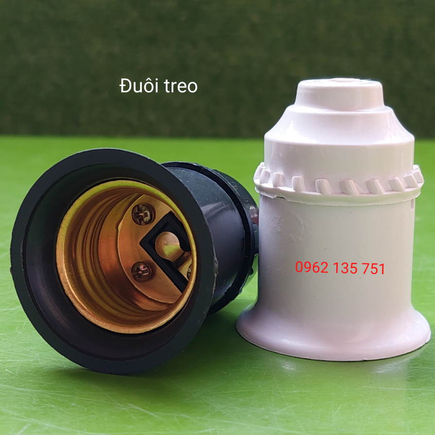 Đuôi đèn xoáy treo lò xo E27 các loại