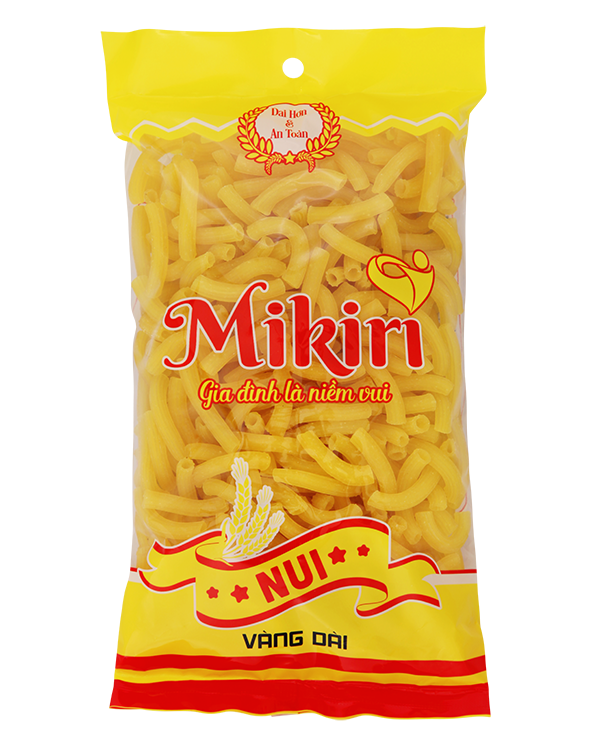 MUA 3 TẶNG 1 - Bộ 4 túi Nui Dài Mikiri x 400g cao cấp - nguyên liệu nấu ăn thơm ngon