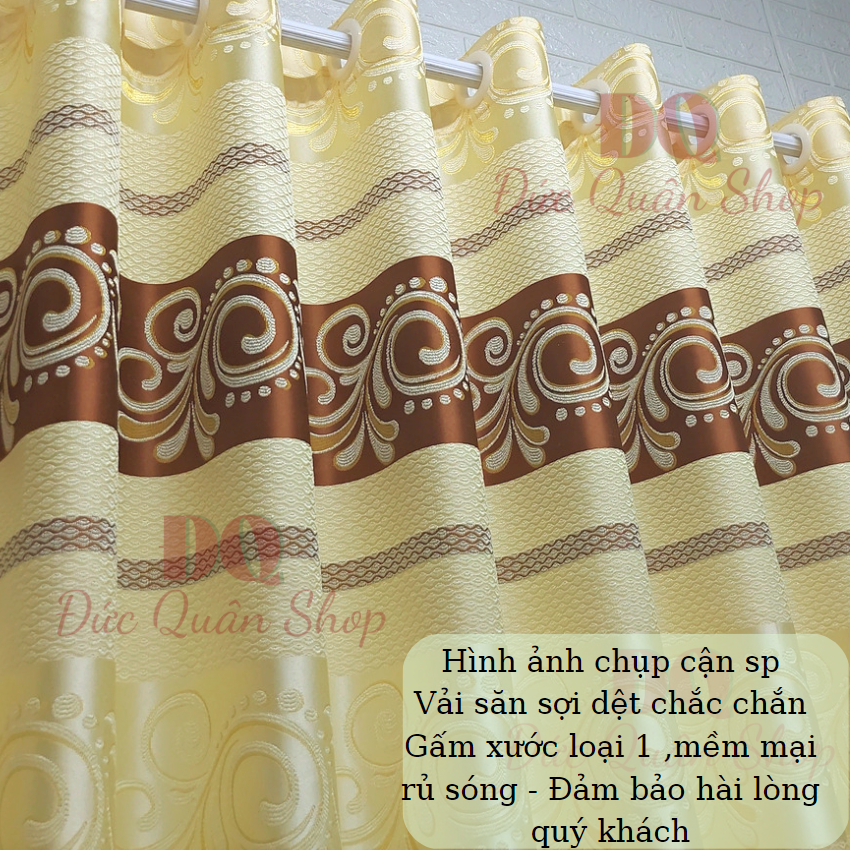 Rèm cửa Vải gấm dày mềm sang xịn ( size nhỏ)