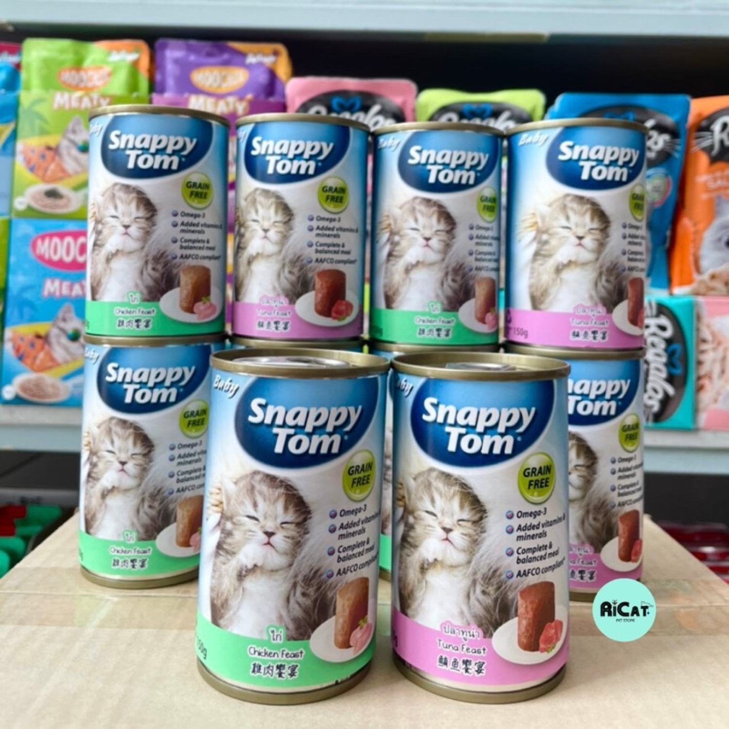 Pate Cho Mèo Con SNAPPY TOM Baby Lon 150g