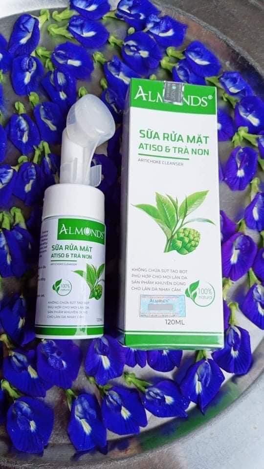 [HCM]SỮA RỬA MẶT TINH CHẤT ATISO & TRÀ NON