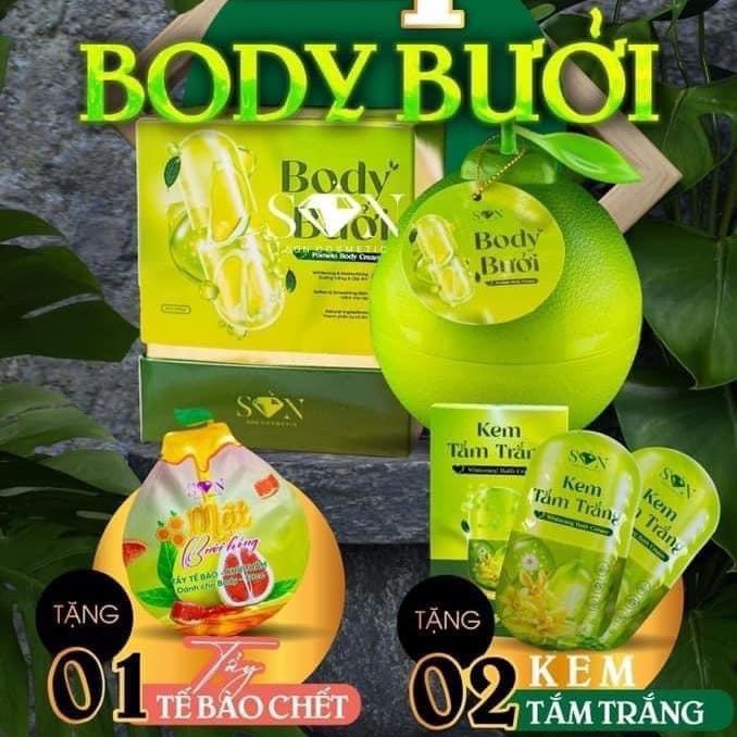 [CHÍNH HÃNG] Kem Body bưởi trắng da cốt ủ Bưởi son