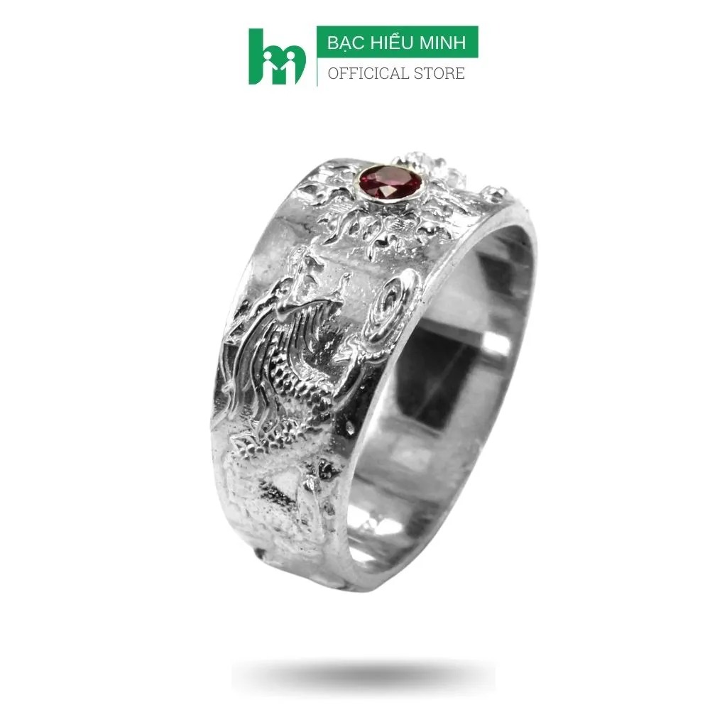 Nhẫn nam Bạc Hiểu Minh na322 (Bạc)