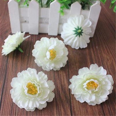 (10cm)Đầu hoa tràm trang trí,hoa tràm lụa cao cấp đầu bông 5cm