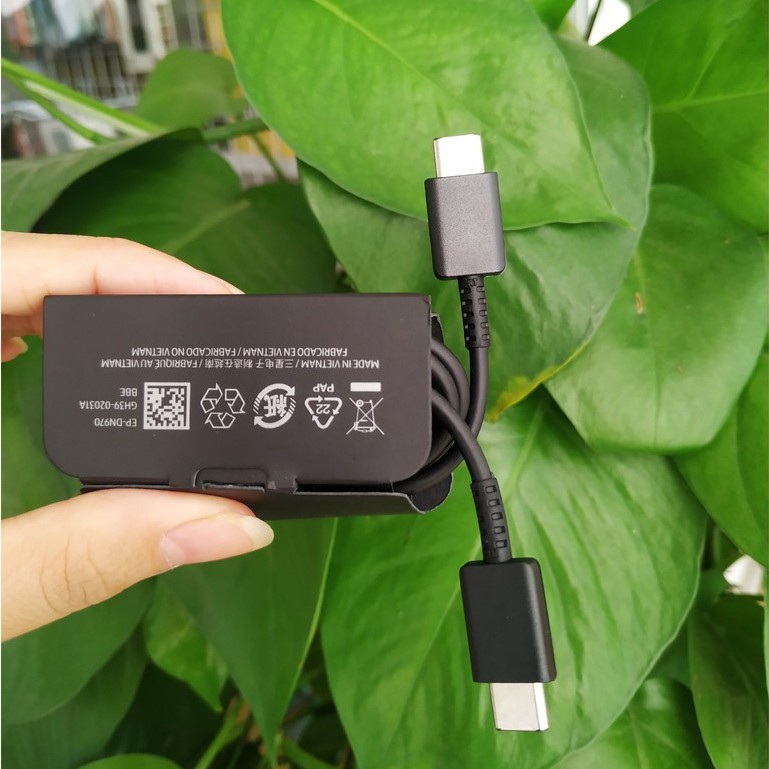 Dây cáp sạc nhanh Sam sung Note 10 zin công ty chân TypeC