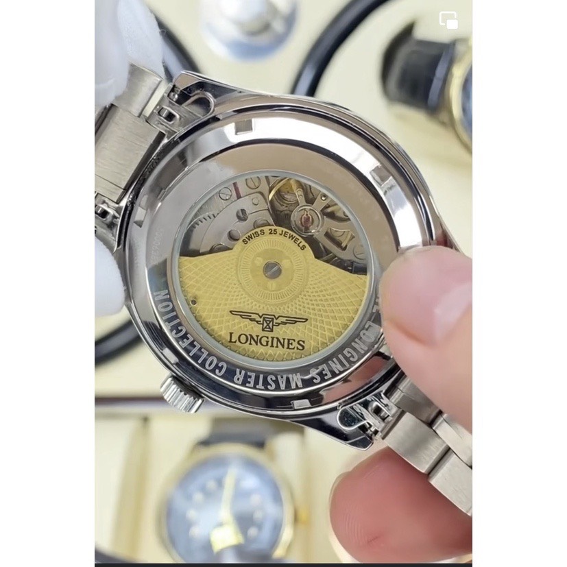 Đồng hồ nam longines máy cơ cao cấp, bảo hành 24 tháng