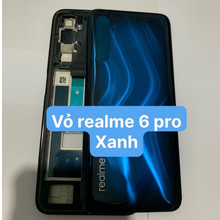 bộ vỏ oppo realme 6 pro zin MỚI