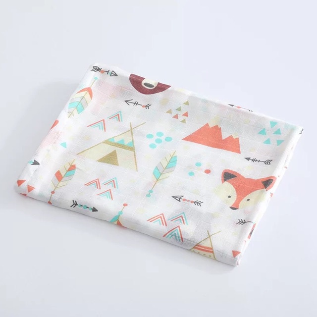 [HCM]Combo 02 Cái Khăn Tắm Em Bé Khăn Sợi Tre  100x100cm ( Màu Ngẫu Nhiên )
