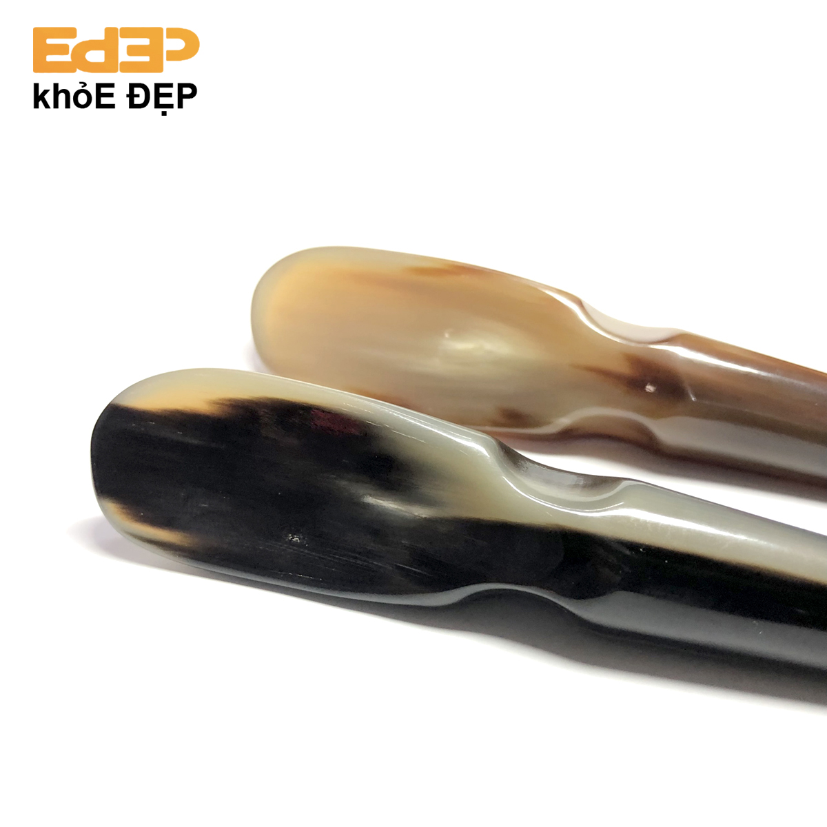 Dụng Cụ Diện Chẩn Cây Cạo Gió Day Ấn Huyệt Chất Liệu Sừng Thiên Nhiên (Massage, Đã Thông Kinh Mạch, Lưu Thông Khí Huyết)
