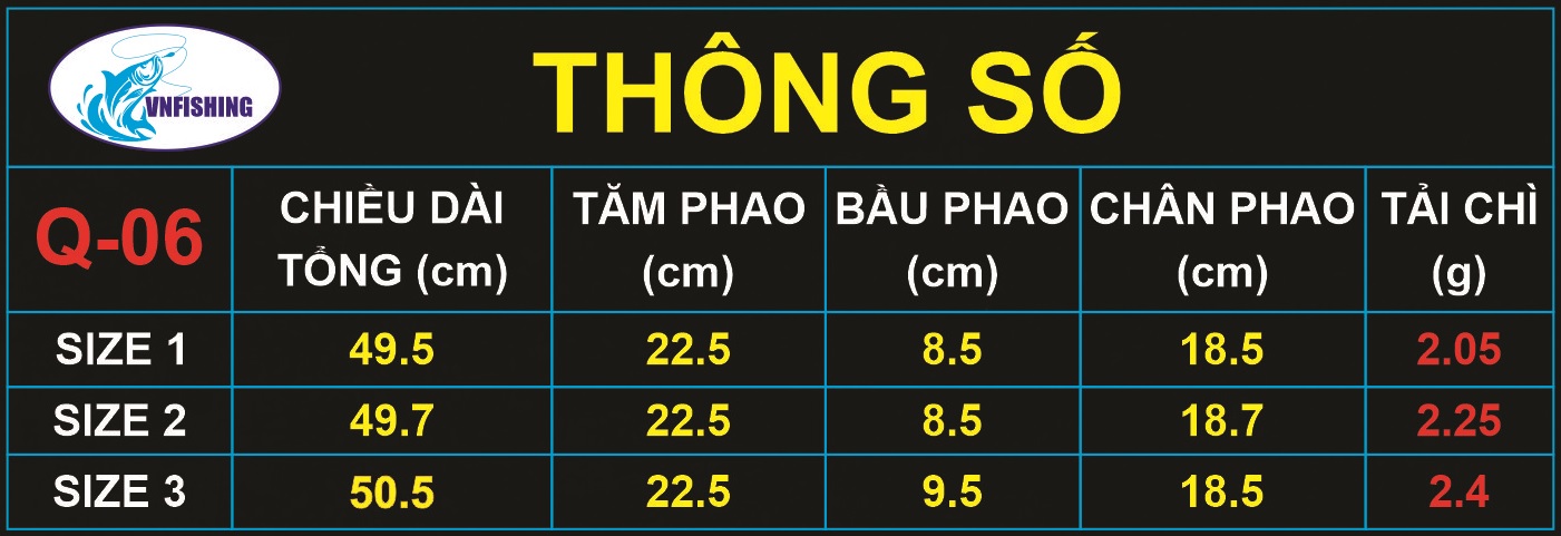 PHAO SĂN HÀNG, PHAO LÔNG CÔNG NƯỚC SÂU Q-06