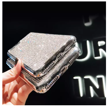 Ốp Lưng Đính Đá kim cương Dành cho IPhone6/6plus/IPhone7/8 7plus/8plus IPhoneX/XR IPhoneXSMAX IPhone11 IPhone11PRO IPhone11PROMAX