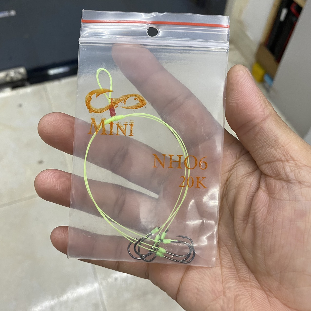 Lưỡi Câu Cá Chùm Nho Mini 4, 6 Lưỡi Dùng Câu Cá Chép, Rô Phi