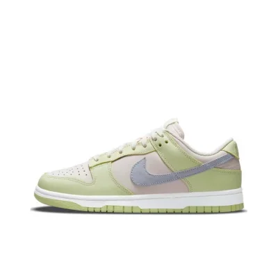 2021 Dunk Low "Lime Ice" yellow pink men's and women's sports basketball shoes skateboard shoes all-match casual shoes