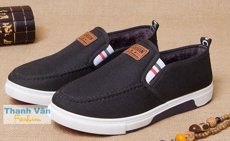 Giày mọi dành cho nam TV022 (đen), size từ 39-44