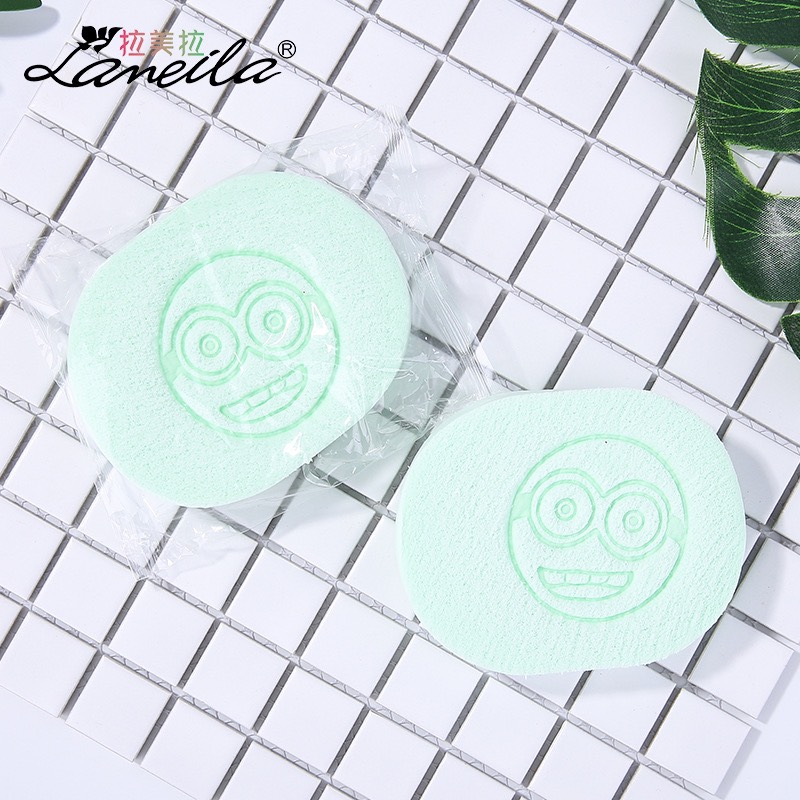 [HCM]Combo 2 Bông Rửa Mặt Bọt Biển Lameila Nha Đam