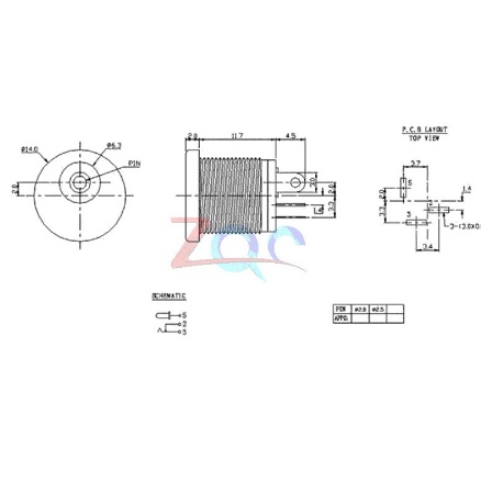 Jack Dc 5.5x2.1mm Có Ốc Vặn